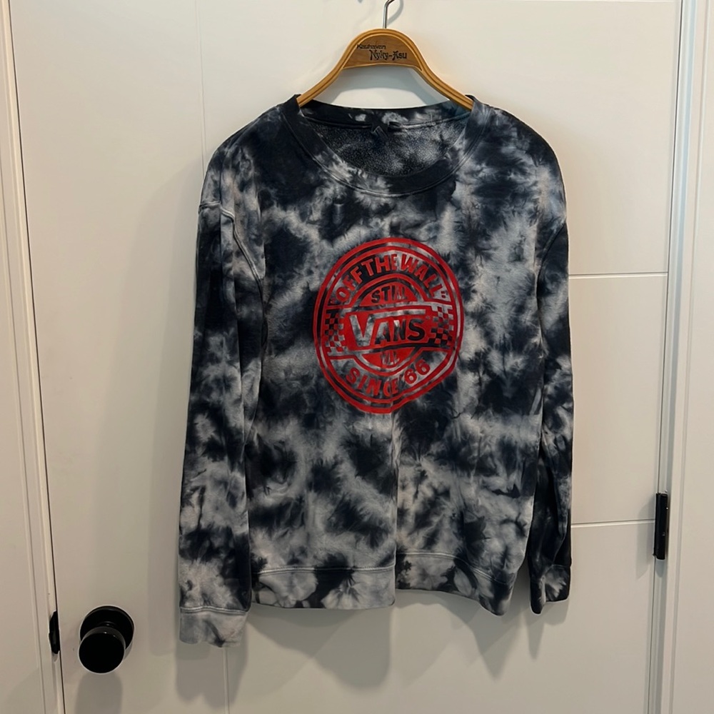 🇺🇸 Vans off the wall Tye dye sweater size small